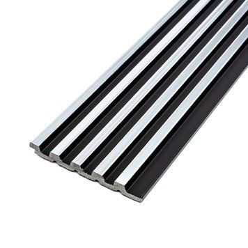 Рейка декоративная PS 2900х115х12мм Черный с серебром SW-00002133 SW-00002133 фото