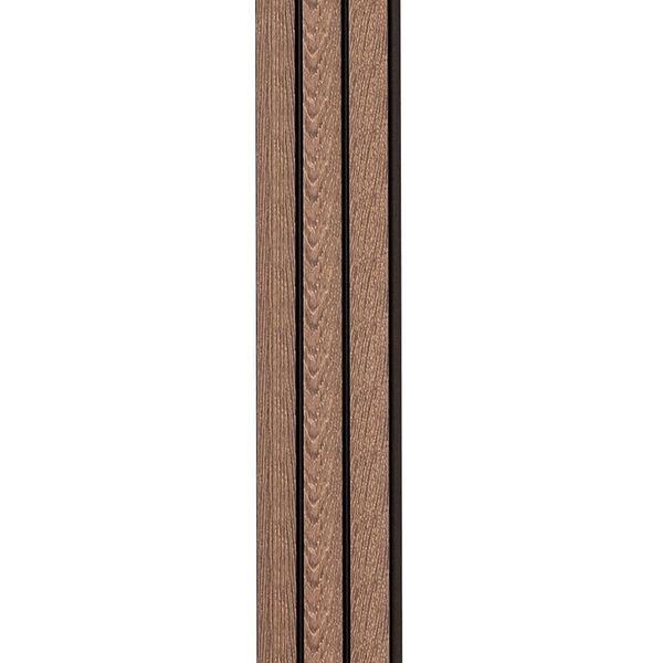 Рейка декоративная PS 2900х115х12мм Орех SW-00001739 SW-00001739 фото